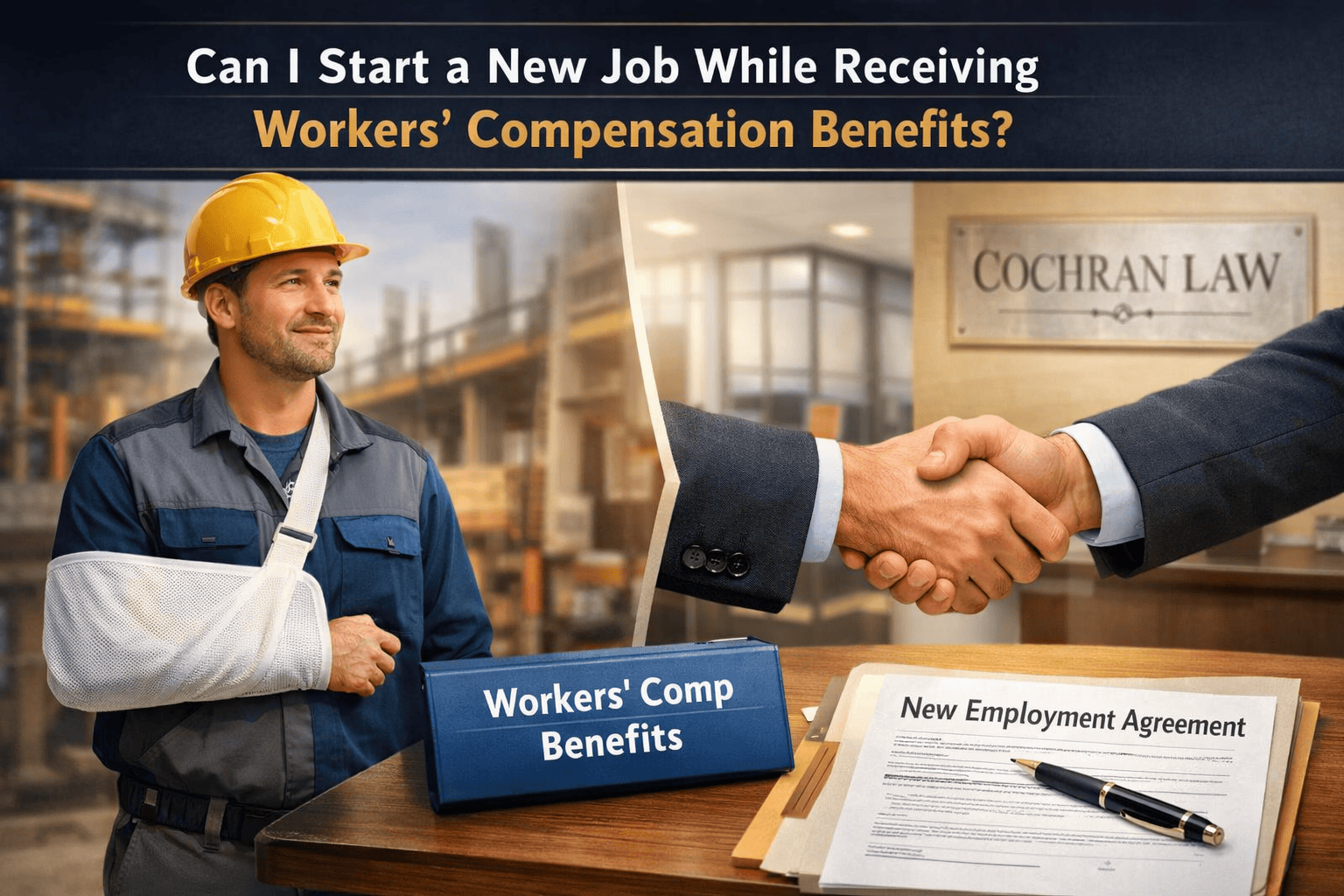 can I start a new job while receiving workers' comp benefits