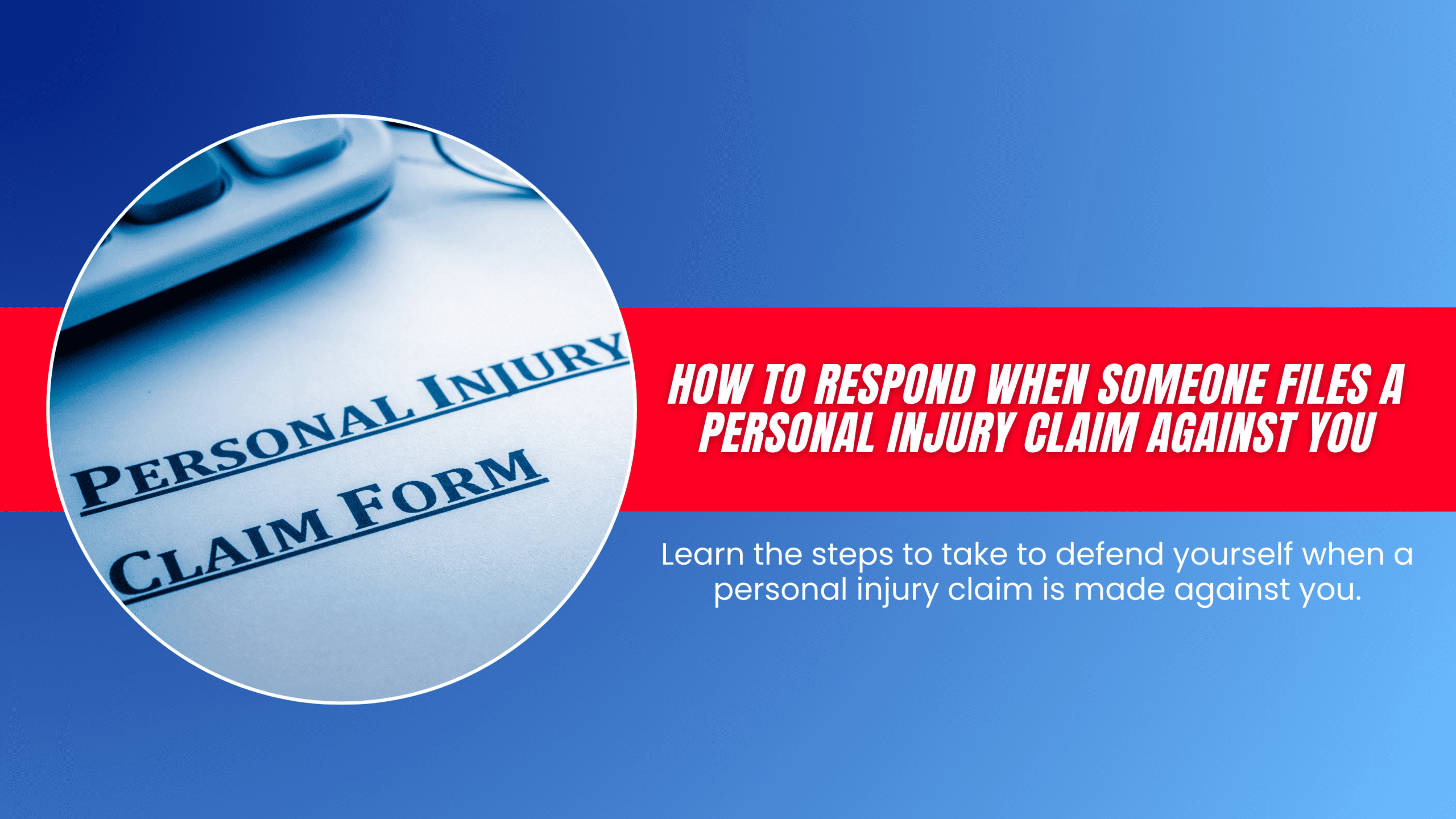 Personal injury claim