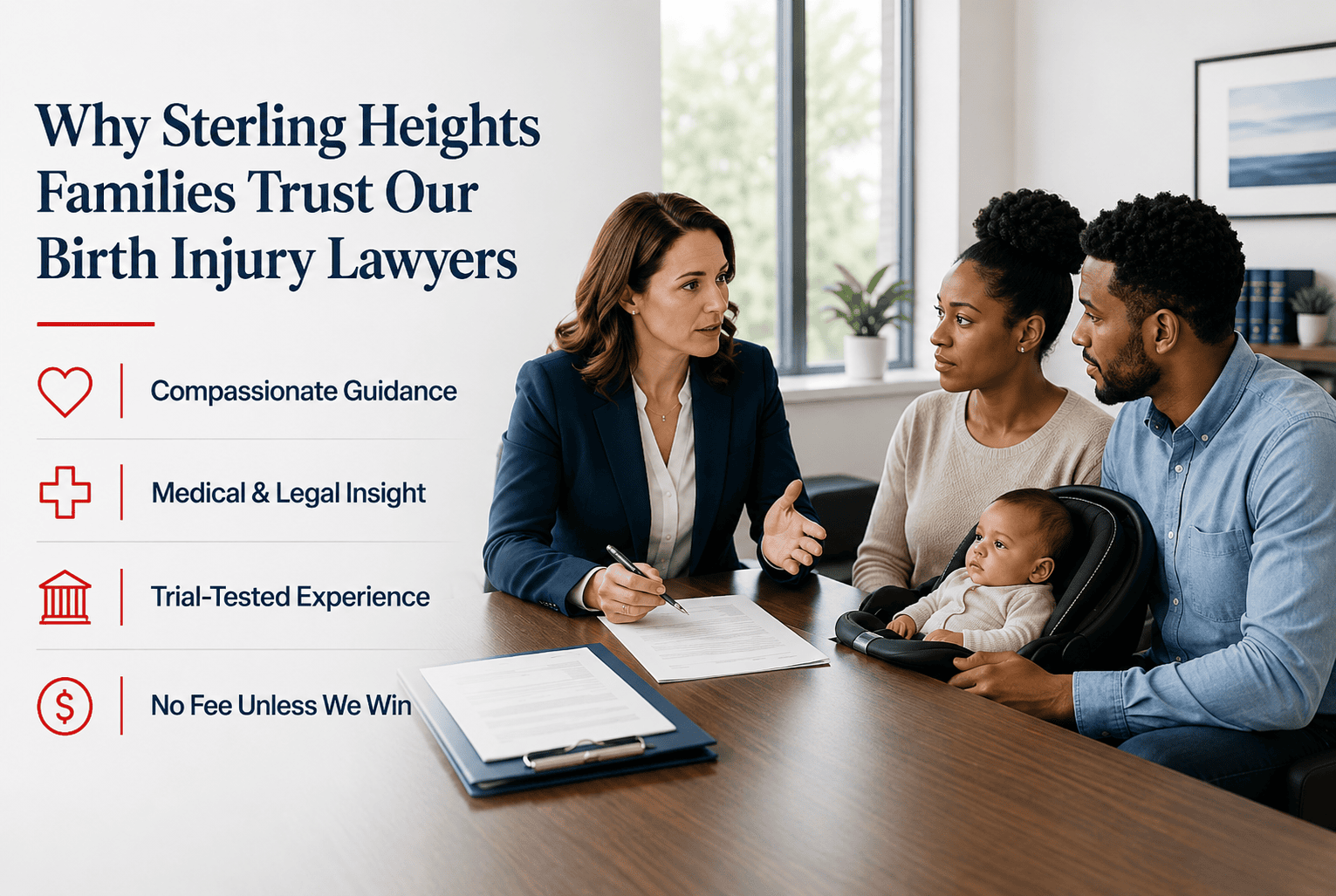 Why Sterling Heights Families Trust Our Birth Injury Lawyers