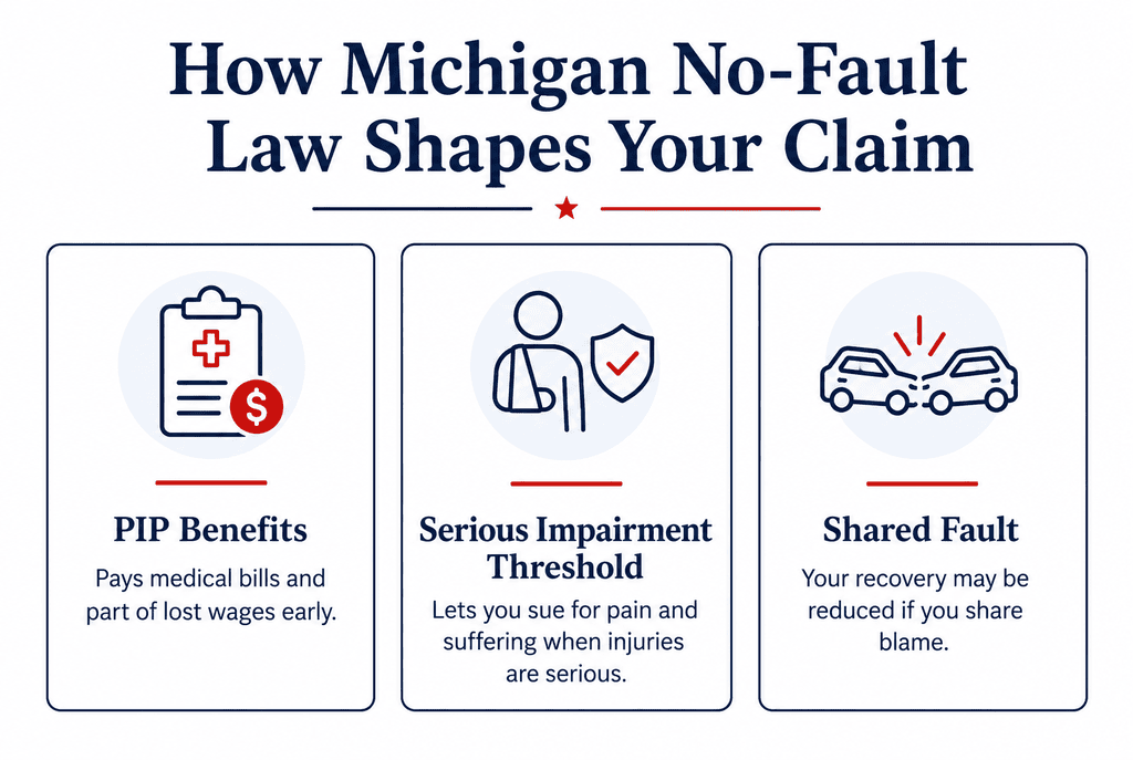 How Michigan No-Fault Law Shapes Your Truck Accident Claim