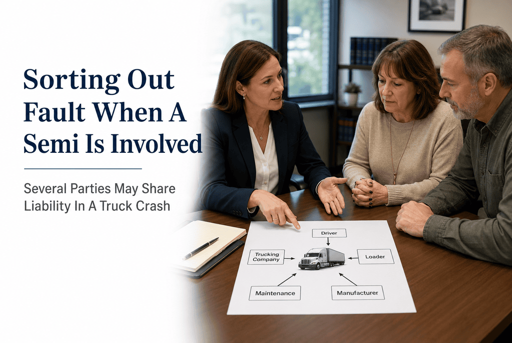Sorting Out Fault When a Semi Is Involved