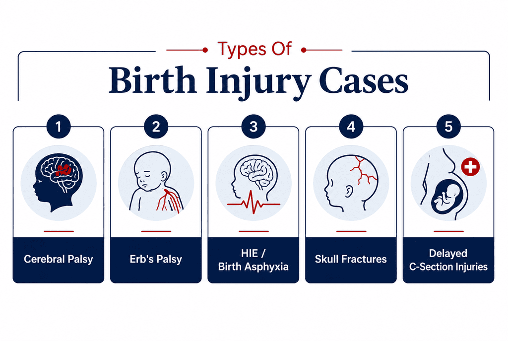 Types of Birth Injury Cases We Represent in Lansing