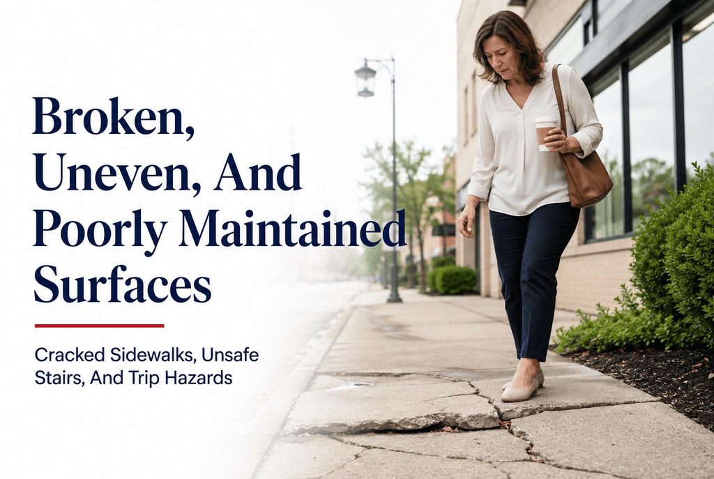 Broken, Uneven, and Poorly Maintained Surfaces