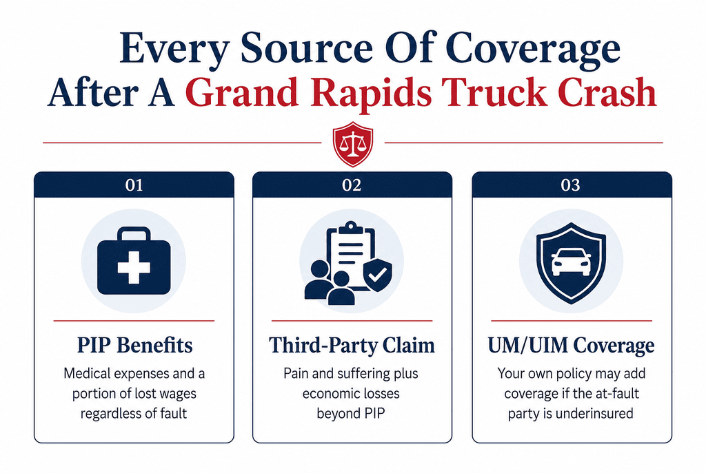 Every Source of Coverage After a Grand Rapids Truck Crash