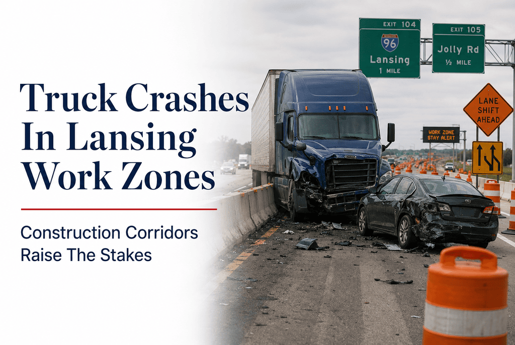 Truck Crashes in Lansing’s Work Zones and Construction Corridors