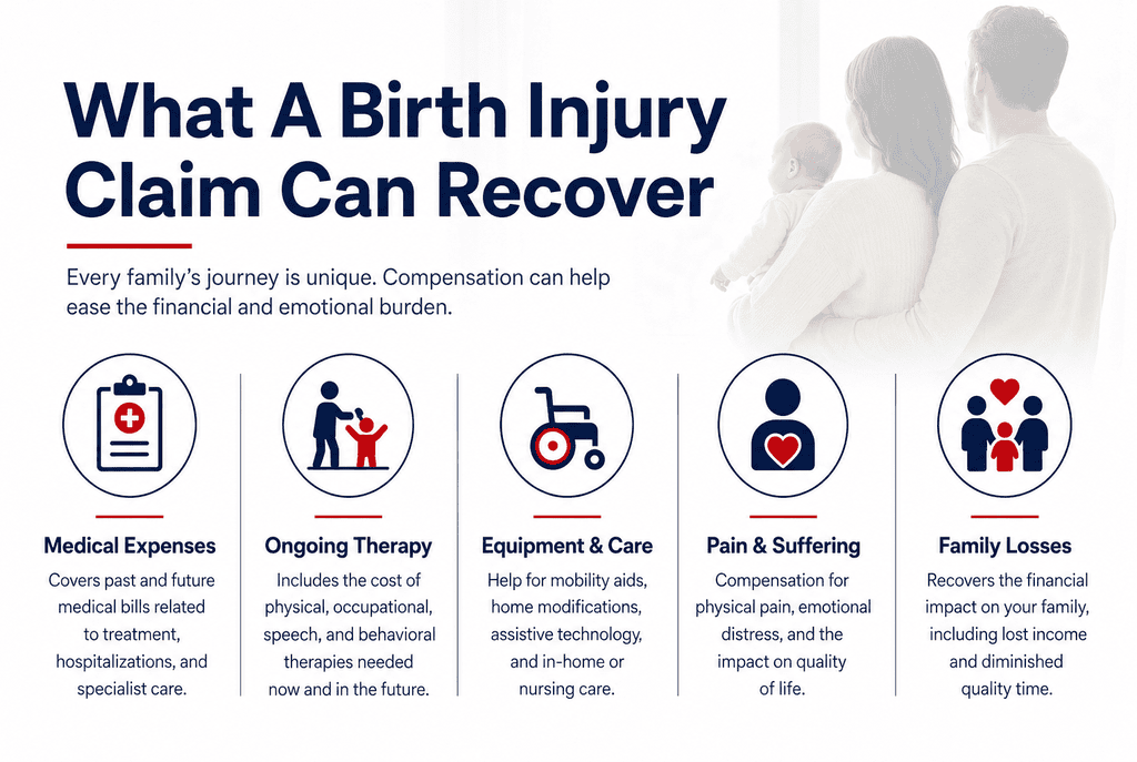 What a Birth Injury Claim Can Recover