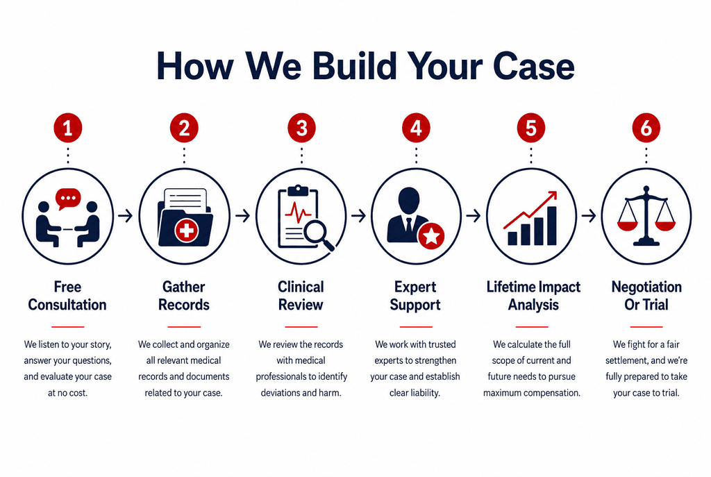 How We Build a Birth Injury Case for Warren Clients