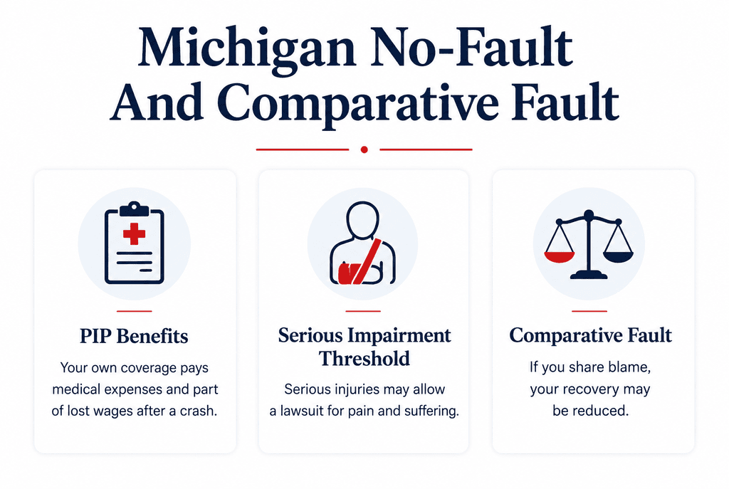 Michigan No-Fault and Comparative Fault in Plain Terms