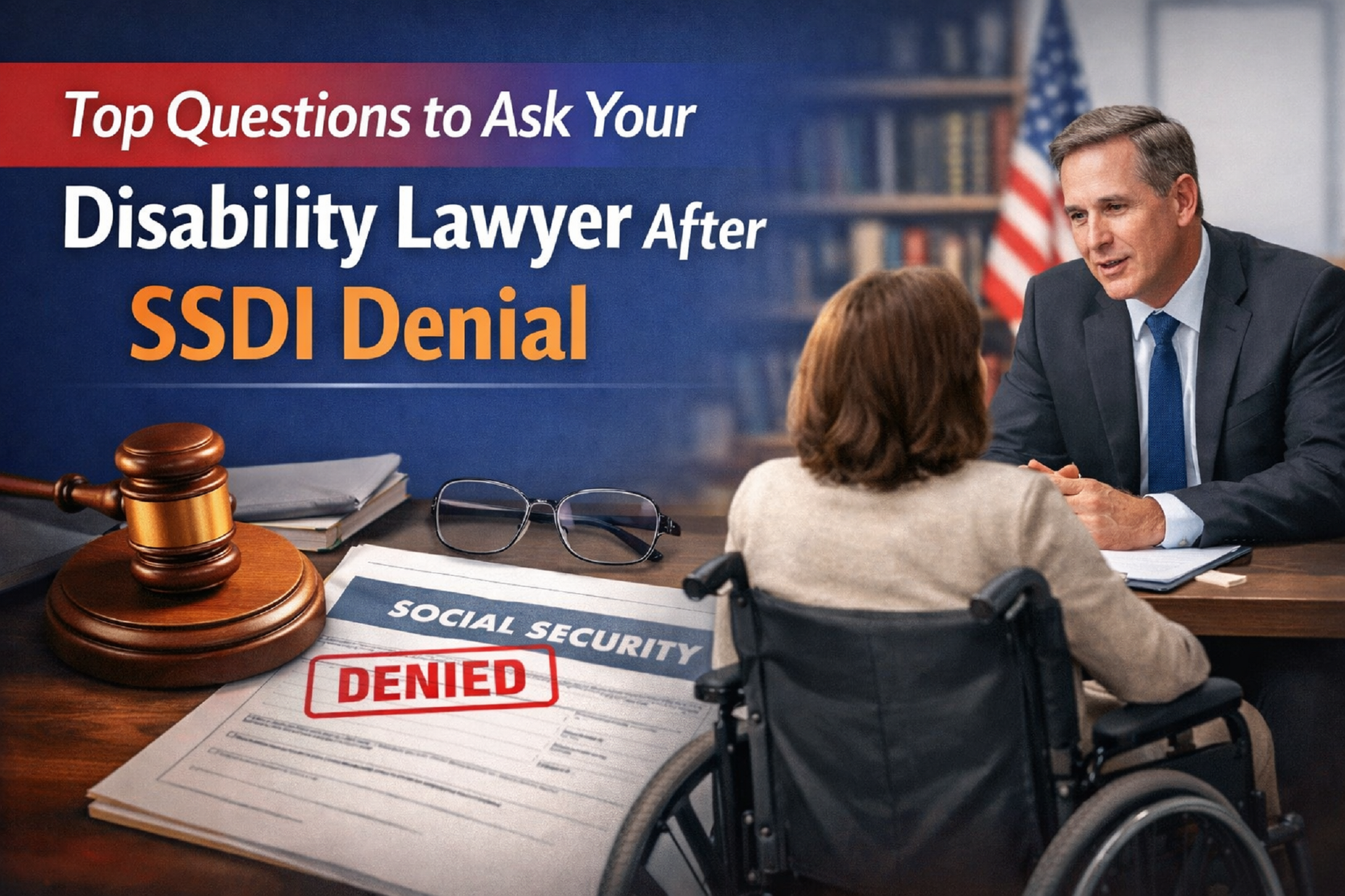 disability lawyer after SSDI denial