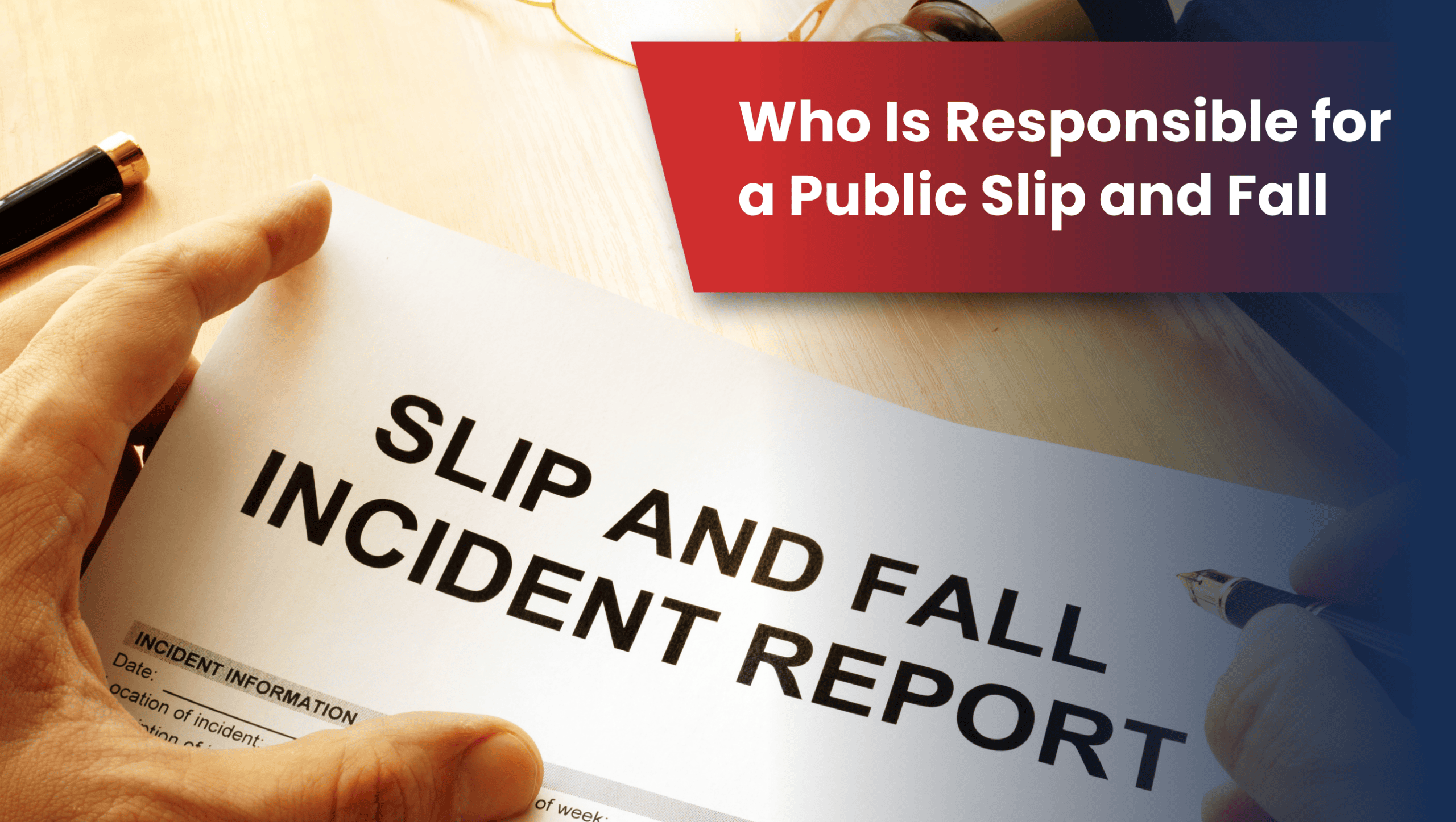 slip and fall on public property