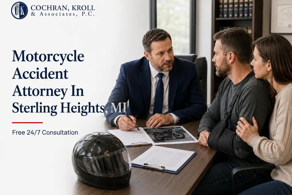 Motorcycle Accident Lawyer in Sterling Heights, MI