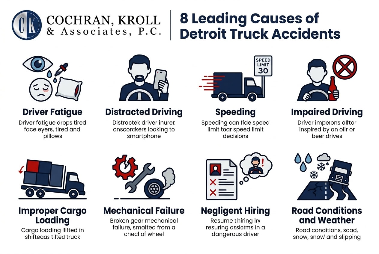 Leading causes of detroit truck accidents