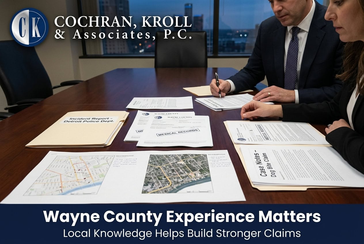 Wayne county dog bite claim review