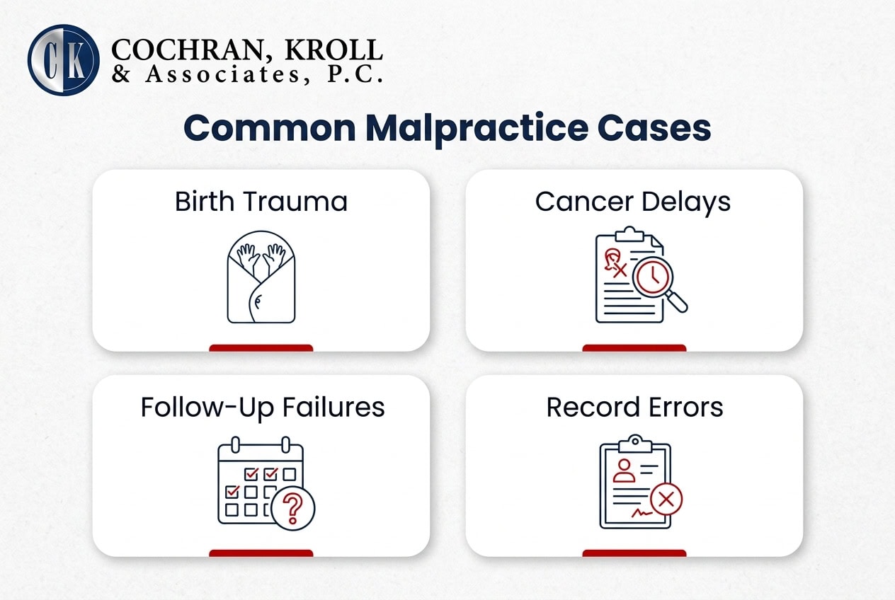 Common Medical Malpractice Cases We Handle for Canton Patients