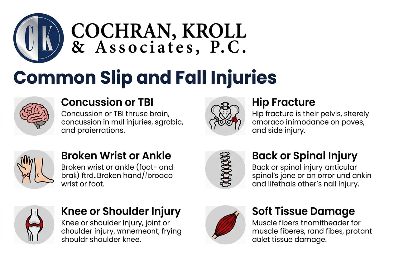 Common Slip and Fall Injuries