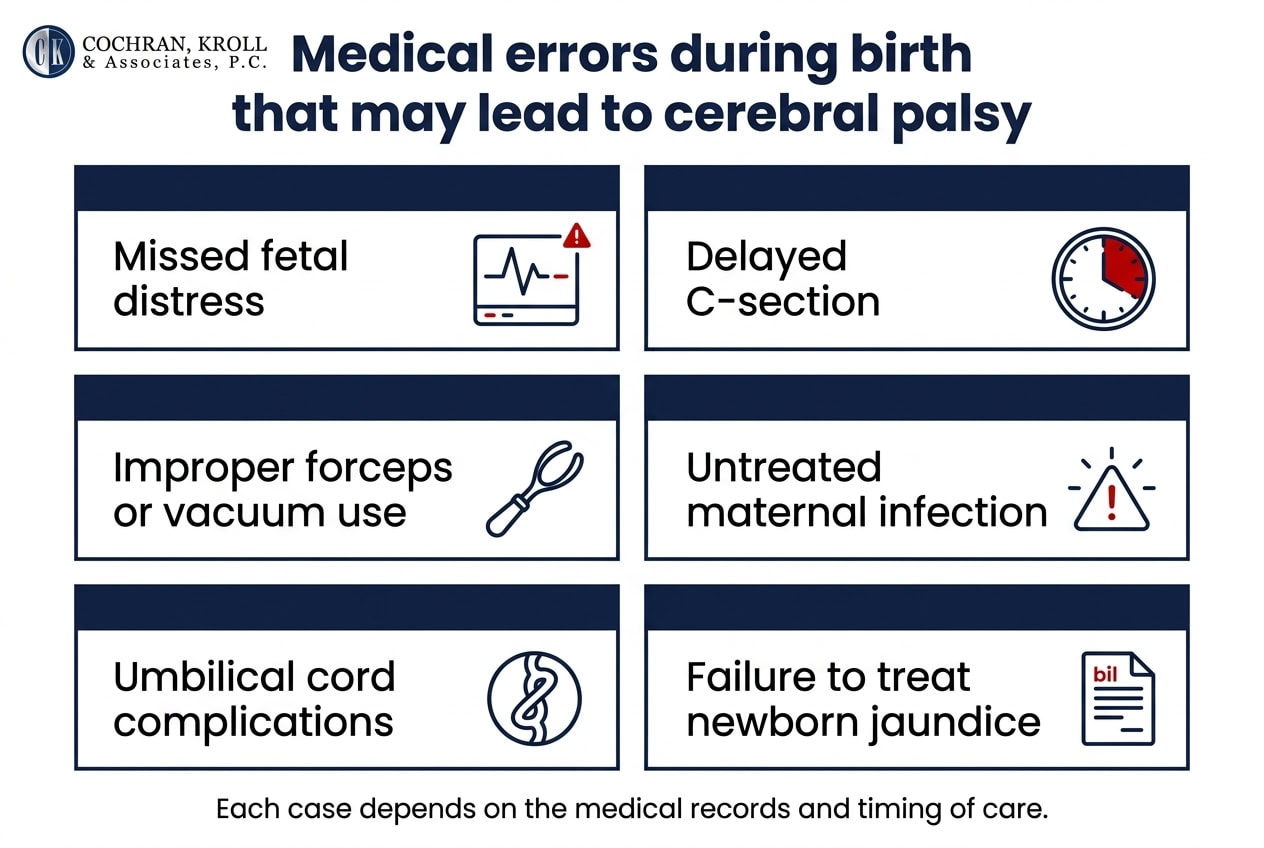 Medical Errors During Birth That Can Cause Cerebral Palsy