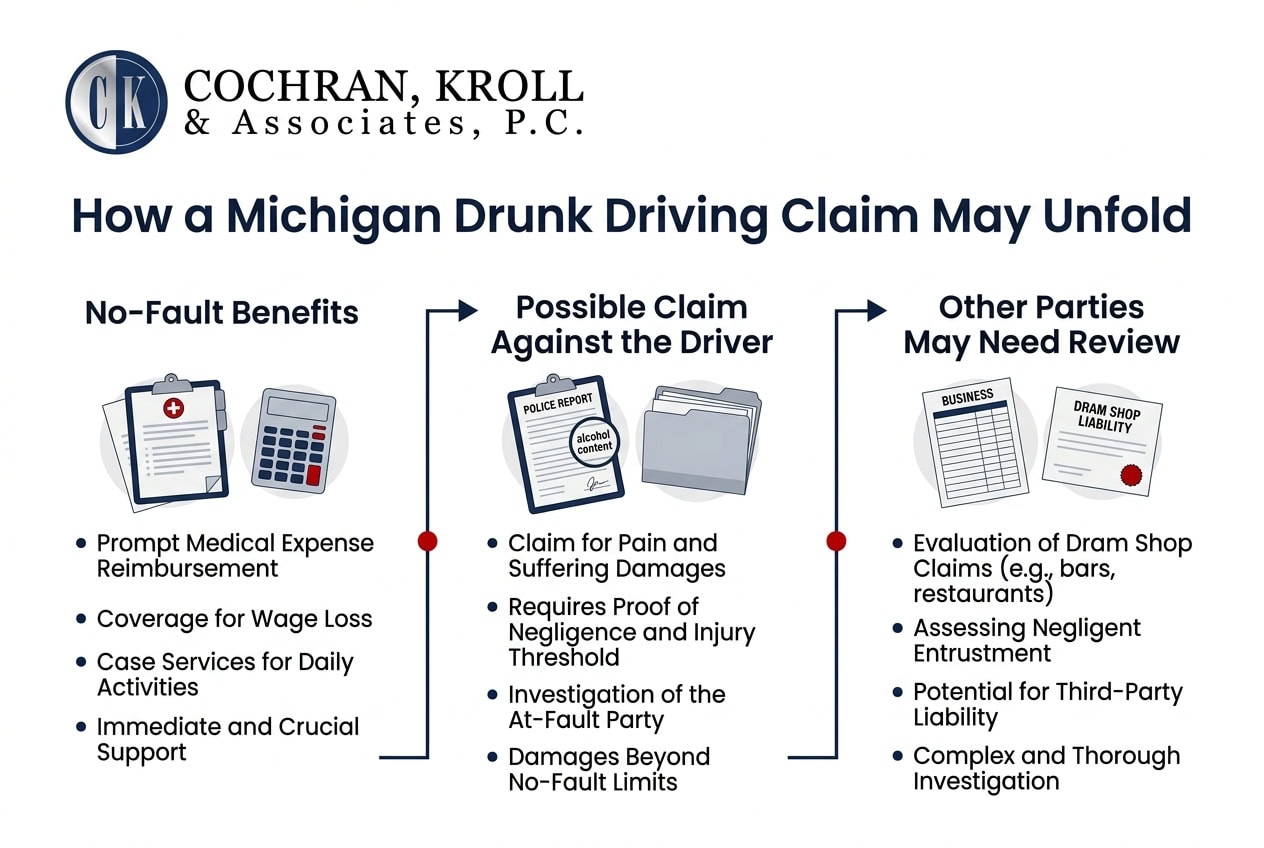Michigan drunk driving claim path