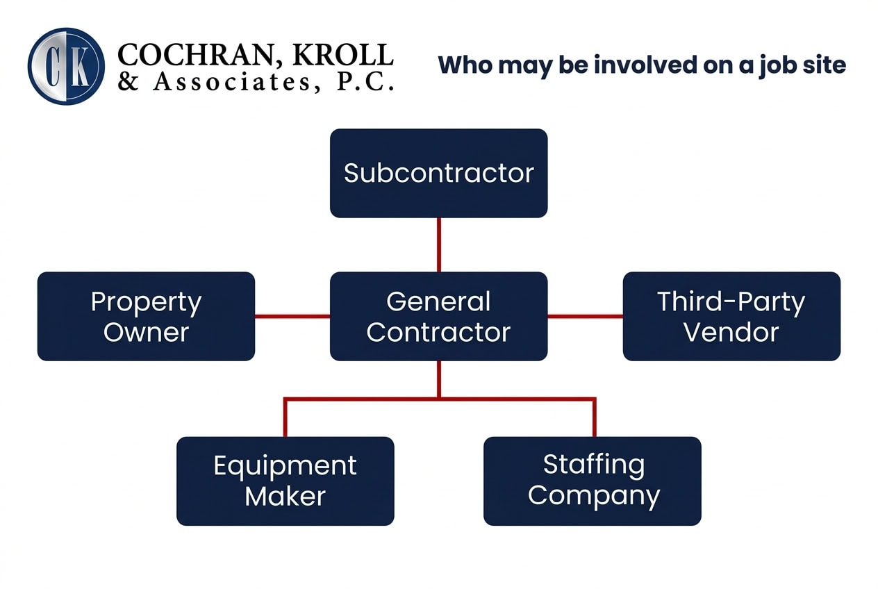 Who can be responsible for a multi-employer job site?