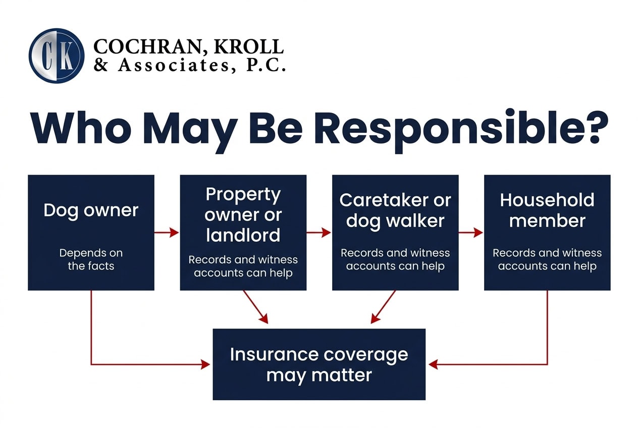 When is a dog owner legally responsible in Michigan?