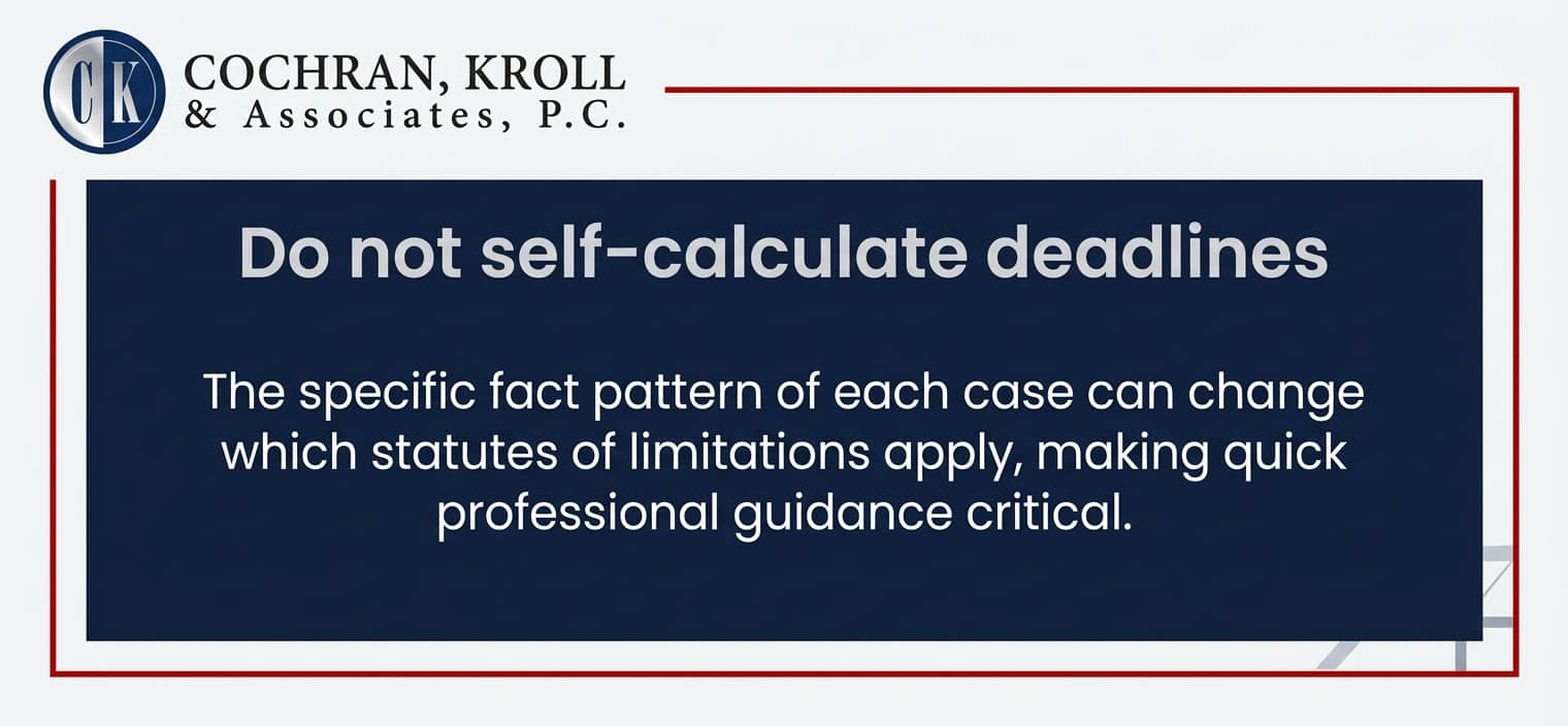 How long do you have to act, and why families shouldn’t self-calculate deadlines