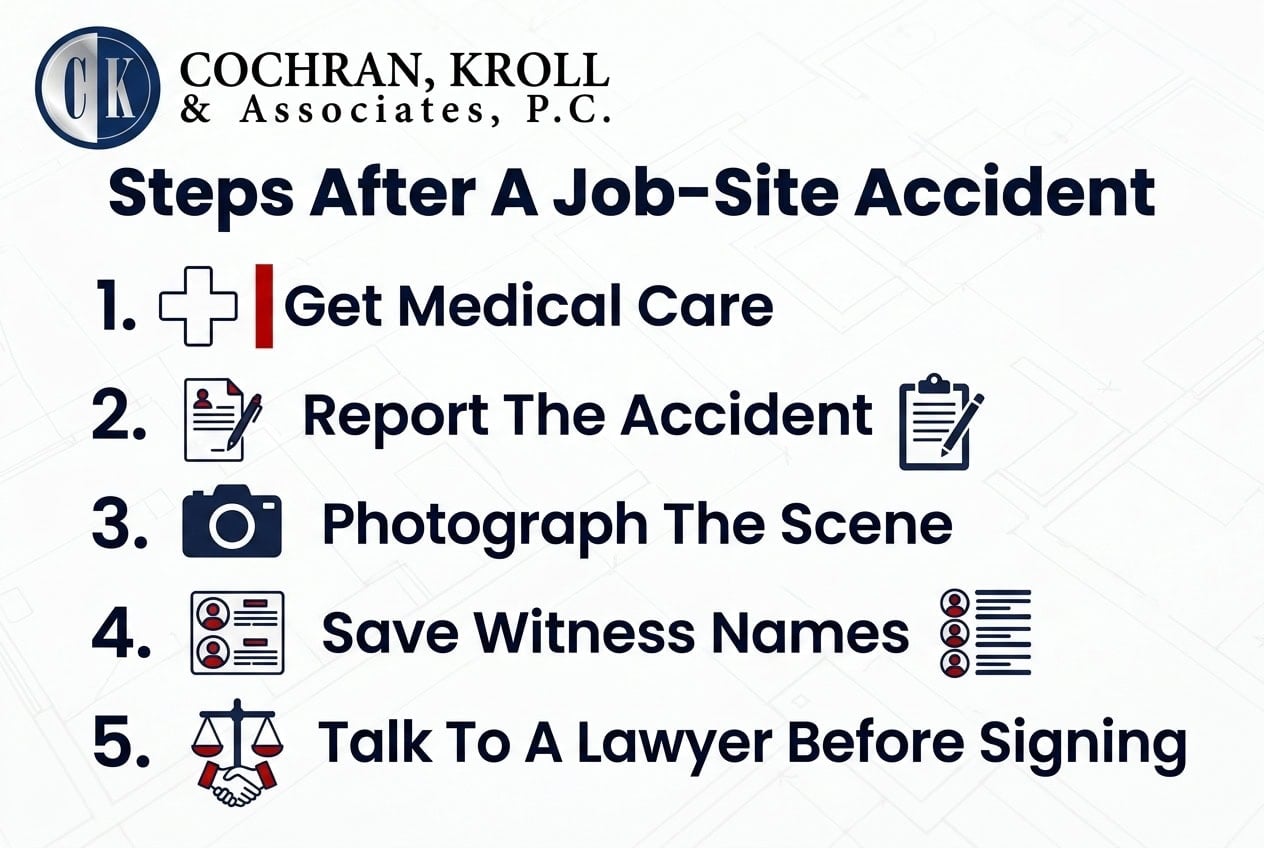 Steps to Take After a Construction Site Accident in Flint