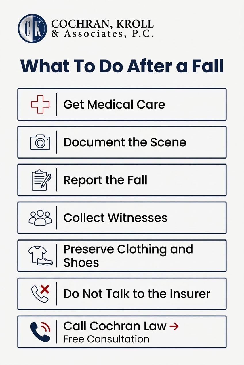 what to do after a detroit fall