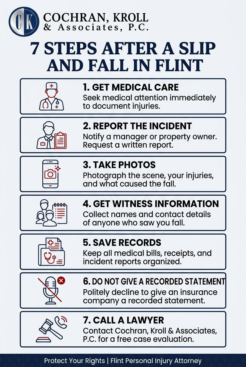 What to Do After a Slip and Fall Accident in Flint