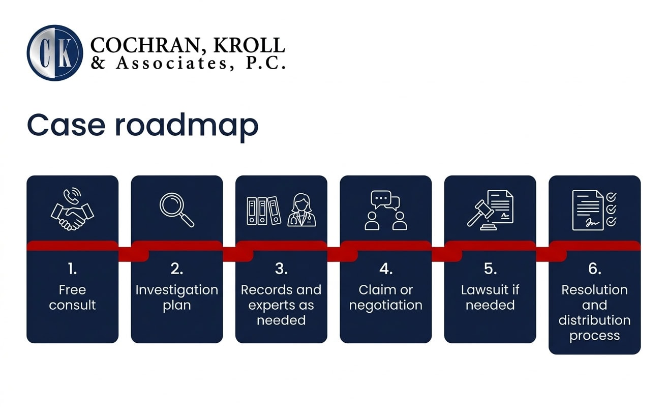 step-by-step case roadmap