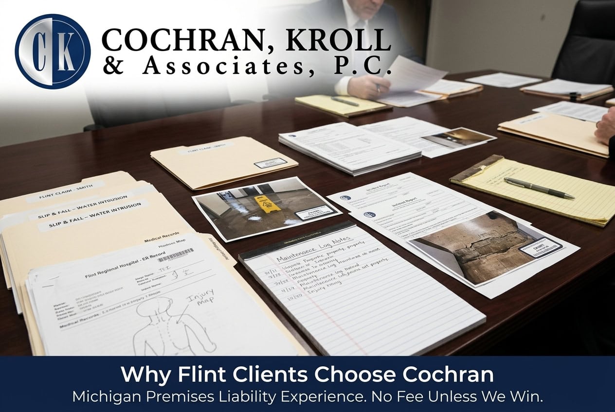 Why Choose Cochran, Kroll & Associates for Your Flint Slip and Fall Case?